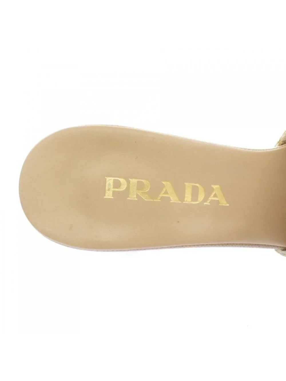 Prada Triangle Logo Sandals